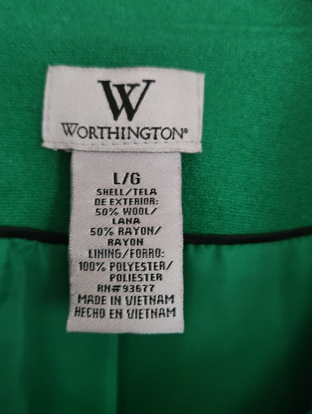 Worthington Green Wool Peacoat - Picture 4 of 4